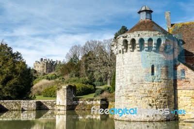 View Of  A Building On The Scotney Castle Estate Stock Photo