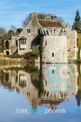 View Of  A Building On The Scotney Castle Estate Stock Photo