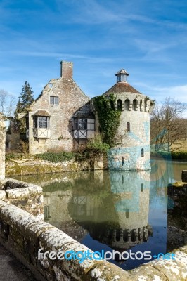 View Of  A Building On The Scotney Castle Estate Stock Photo