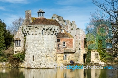 View Of  A Building On The Scotney Castle Estate Stock Photo