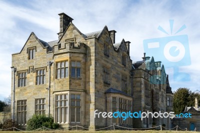 View Of  A Building On The Scotney Castle Estate Stock Photo