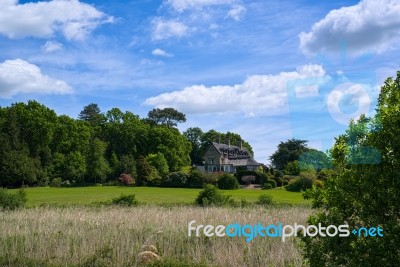 View Of A House At Barton Turf Stock Photo