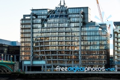 View Of A Modern Building In London Stock Photo