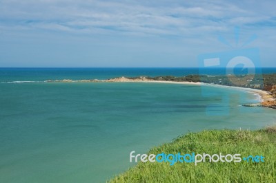 View Of Apollo Bay, Great Ocean Road Stock Photo