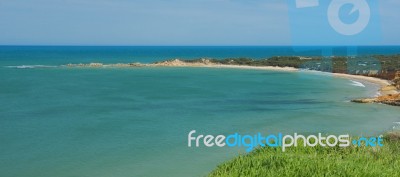 View Of Apollo Bay, Great Ocean Road Stock Photo