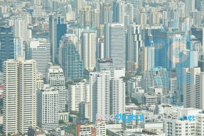 View Of Bangkok City Stock Photo