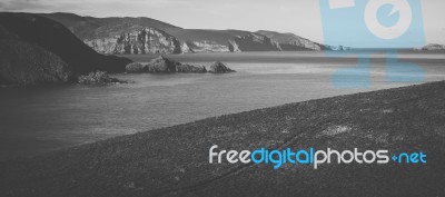 View Of Bruny Island Beach During The Day Stock Photo