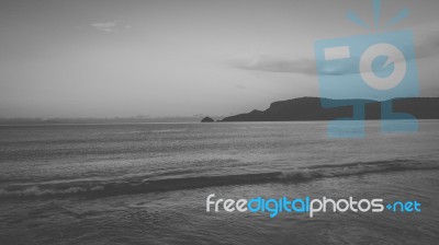 View Of Bruny Island Beach During The Day Stock Photo