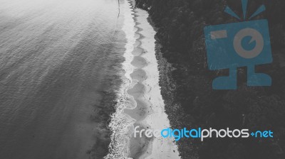 View Of Bruny Island Beach During The Day Stock Photo