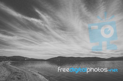 View Of Bruny Island Beach During The Day Stock Photo