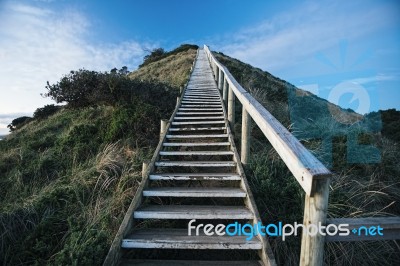 View Of Bruny Island Beach In The Afternoon Stock Photo