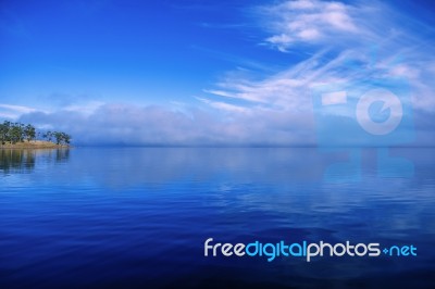 View Of Bruny Island Beach In The Late Afternoon Stock Photo