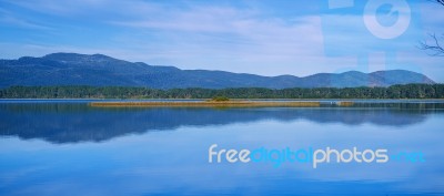 View Of Bruny Island Beach In The Late Afternoon Stock Photo