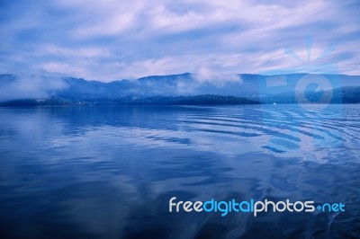 View Of Bruny Island Beach In The Late Afternoon Stock Photo