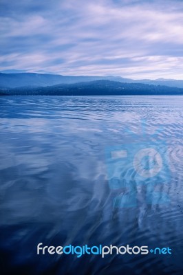 View Of Bruny Island Beach In The Late Afternoon Stock Photo