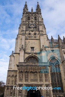 View Of Canterbury Cathedral Stock Photo