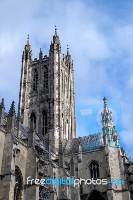 View Of Canterbury Cathedral Stock Photo