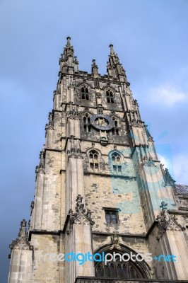 View Of Canterbury Cathedral Stock Photo