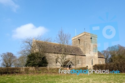 View Of Church Of St. Mary The Virgin At Shipley  In West Sussex… Stock Photo