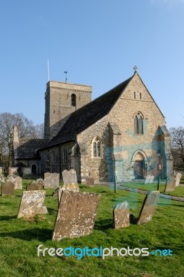 View Of Church Of St. Mary The Virgin At Shipley  In West Sussex… Stock Photo