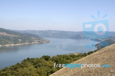 View Of Danube River Stock Photo