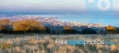 View Of Eastbourne Stock Photo