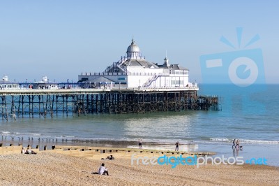 View Of Eastbourne Pier Stock Photo