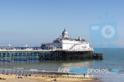 View Of Eastbourne Pier Stock Photo