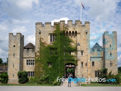 View Of Hever Castle In Hever Kent Stock Photo