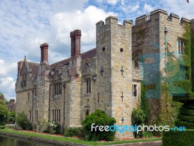 View Of Hever Castle In Hever Kent Stock Photo