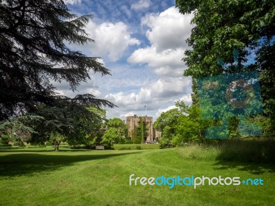 View Of Hever Castle On A Sunny Summer Day Stock Photo