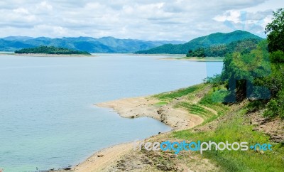 View Of Kaeng Krachan Dam,petchaburi Province,thailand Stock Photo