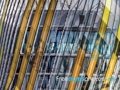 View Of La Cite Du Vin Building In Bordeaux Stock Photo