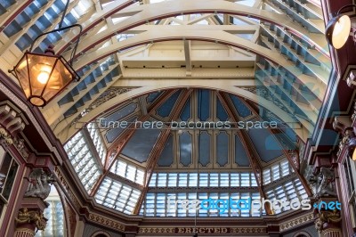 View Of Leadenhall Market Stock Photo