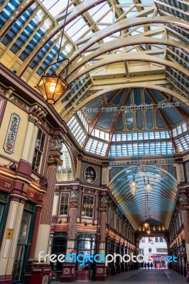 View Of Leadenhall Market Stock Photo