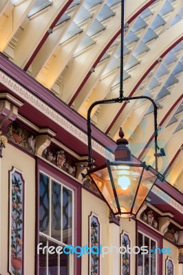 View Of Leadenhall Market Stock Photo