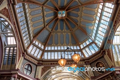 View Of Leadenhall Market Stock Photo