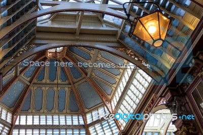 View Of Leadenhall Market Stock Photo