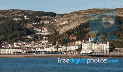 View Of Llandudno In Wales Stock Photo