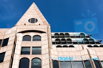 View Of Minster Court In London Stock Photo