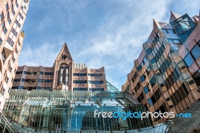 View Of Minster Court In London Stock Photo