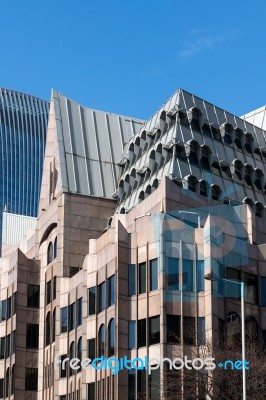 View Of Minster Court In London Stock Photo