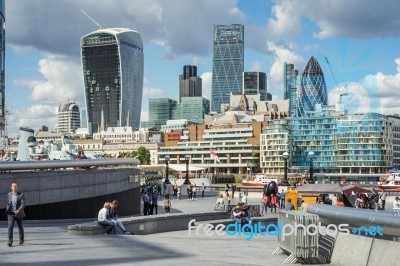 View Of Modern Architecture In The City Of London Stock Photo