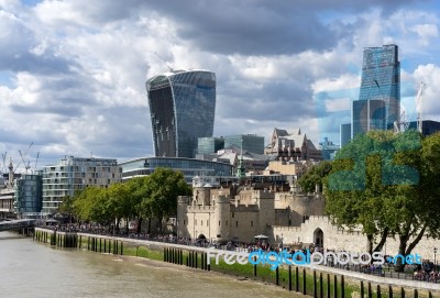 View Of Modern Architecture In The City Of London Stock Photo