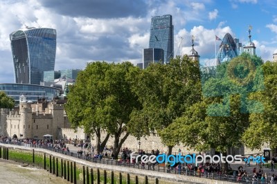 View Of Modern Architecture In The City Of London Stock Photo