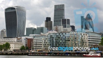 View Of Modern Architecture In The City Of London Stock Photo