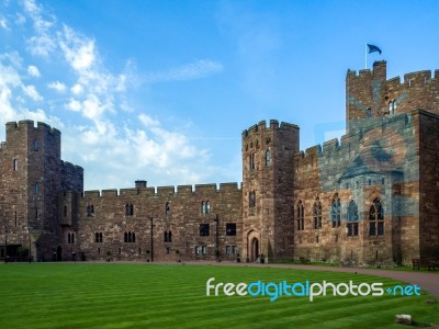 View Of Peckforton Castle Stock Photo