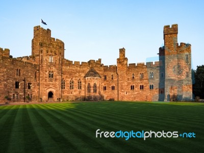 View Of Peckforton Castle Stock Photo