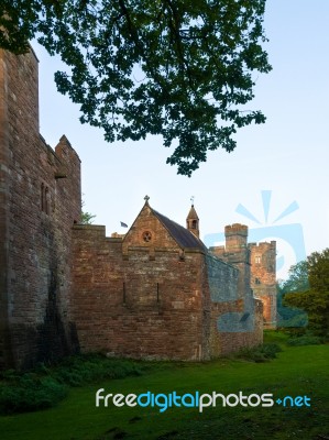 View Of Peckforton Castle Stock Photo