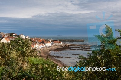 View Of Pittenweem In Fife Stock Photo